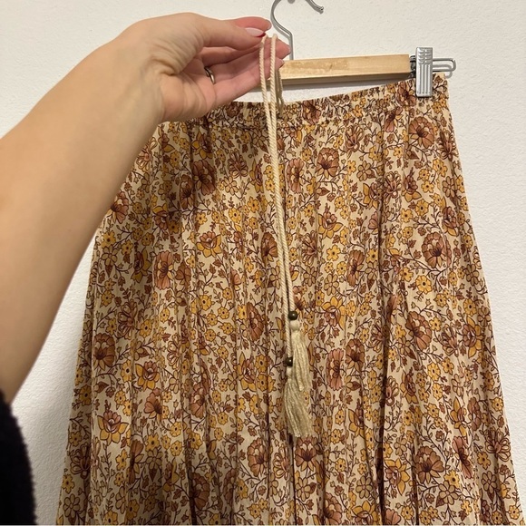 SPELL & The Gypsy Sundown Floral Maxi Skirt Elastic Waist Size Small Women’s - Picture 6 of 10